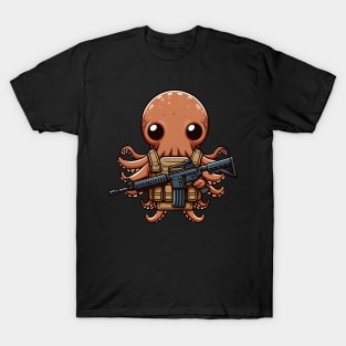 Tactical Octopus Adventure Tee: Where Intelligence Meets Style T-Shirt